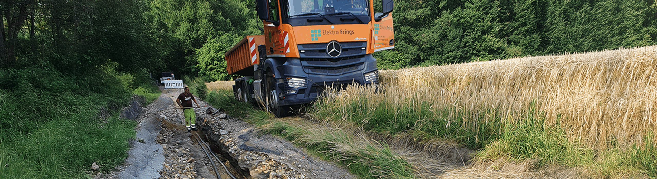 Tiefbauarbeiter / Straßenbauer / Tiefbauer (m/w/d) für Kabeltiefbau & Straßenbeleuchtung.